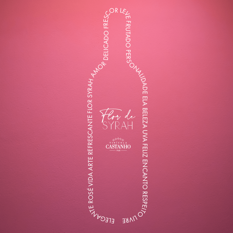 Vinícola Castanho - Flor de Syrah - Mídias Sociais - Feed