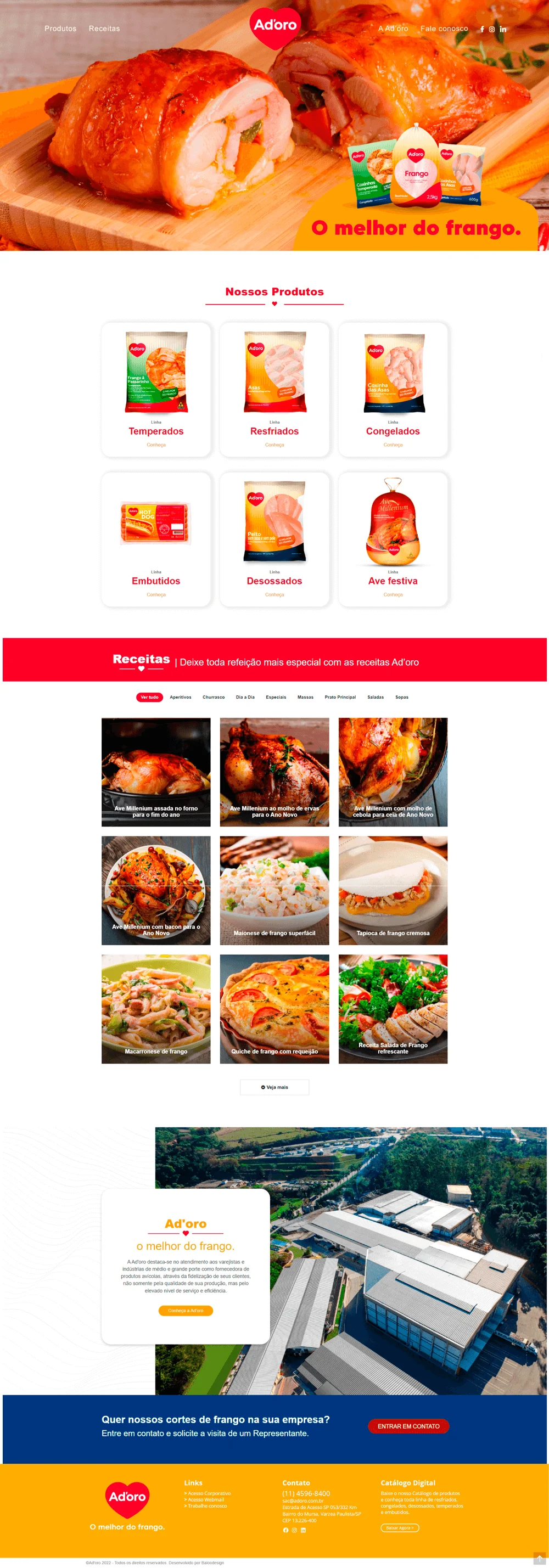 Criação de site Ad’oro