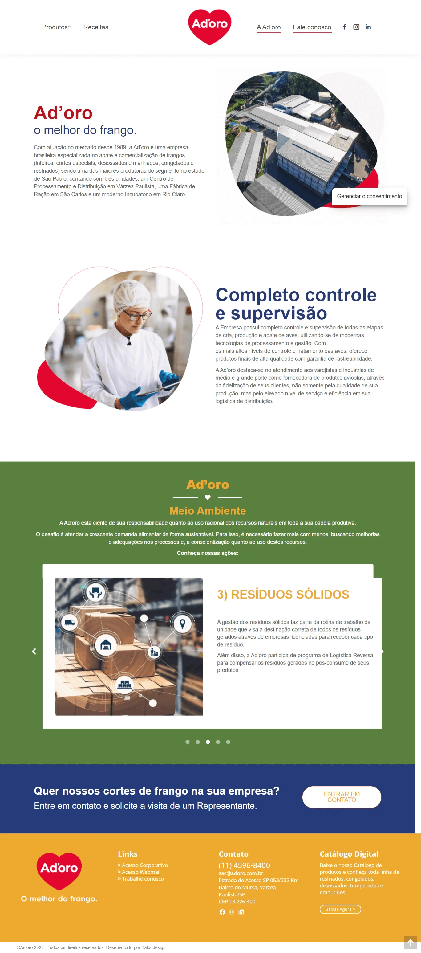 Criação de site Ad’oro