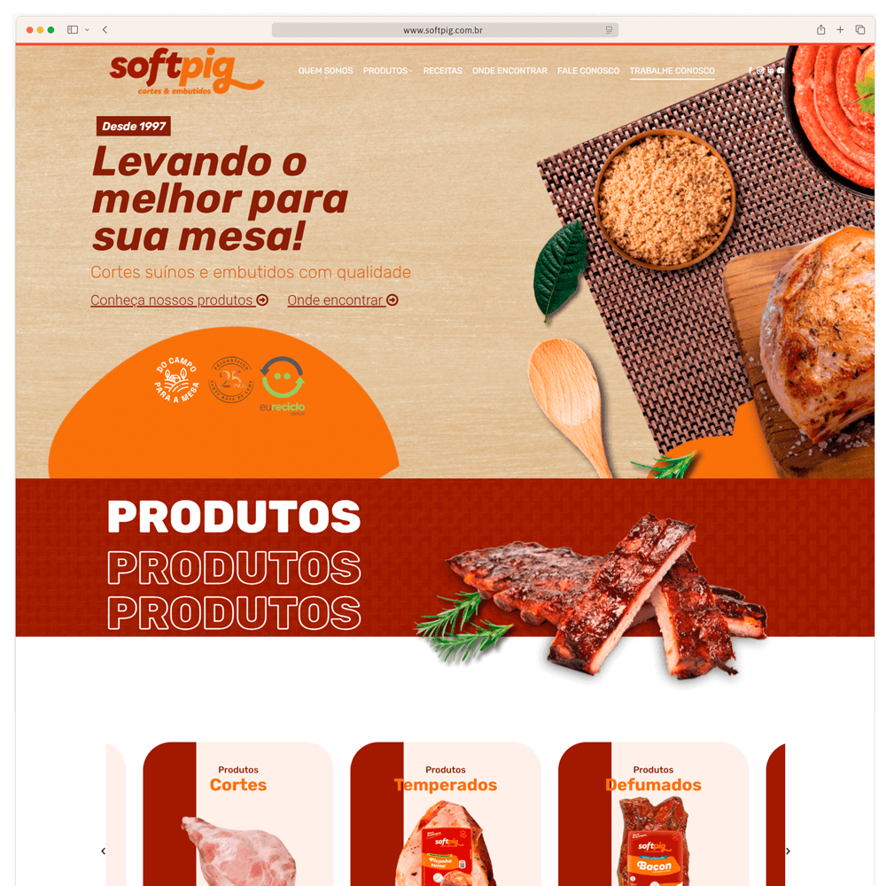 site institucional softpig